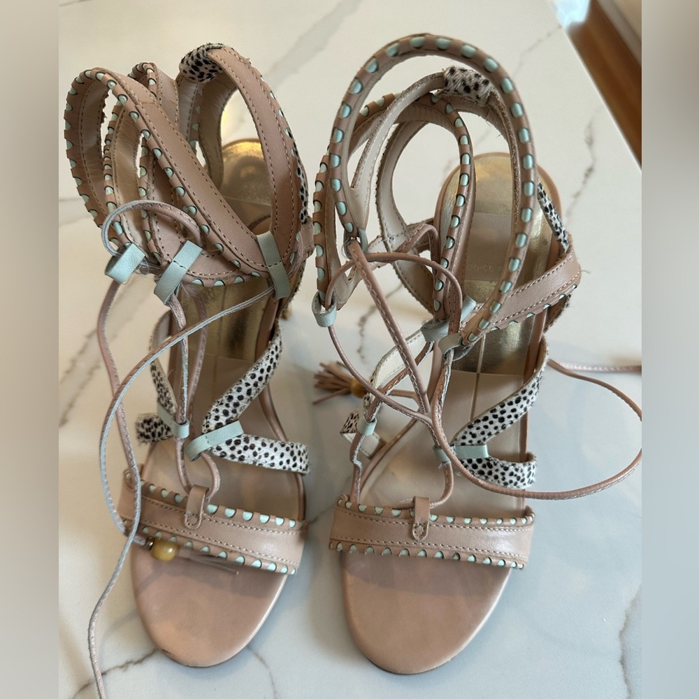 Dolce Vita ankle wrap heels